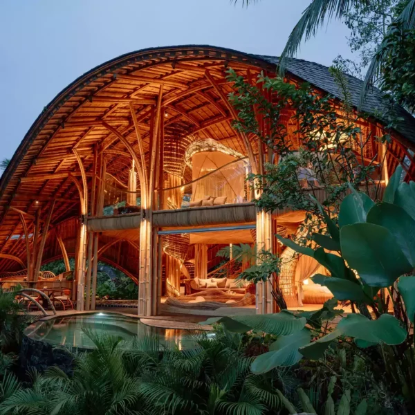 Luxury 3 Bedroom Family Bamboo Villa: A Private Tropical Retreat for Families