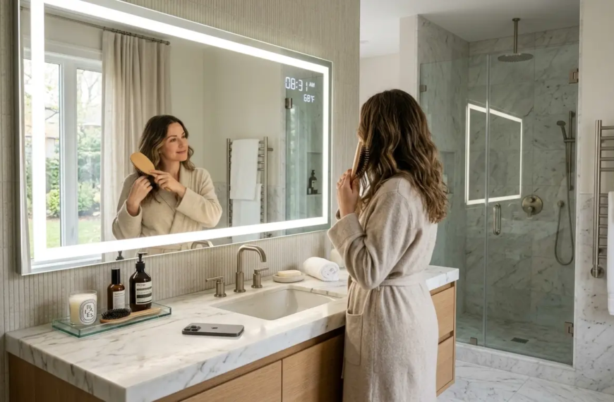 Smart Bathroom Mirror Technology for Modern Residential Designs
