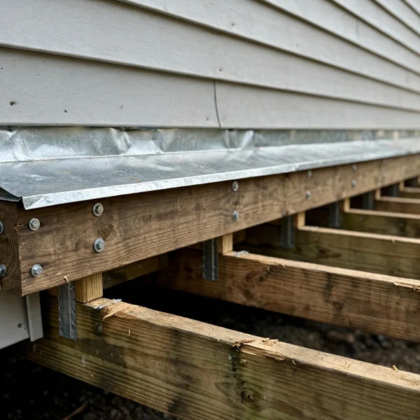 Deck Ledger Flashing Methods for Preventing Moisture Damage Along Residential Exterior Walls