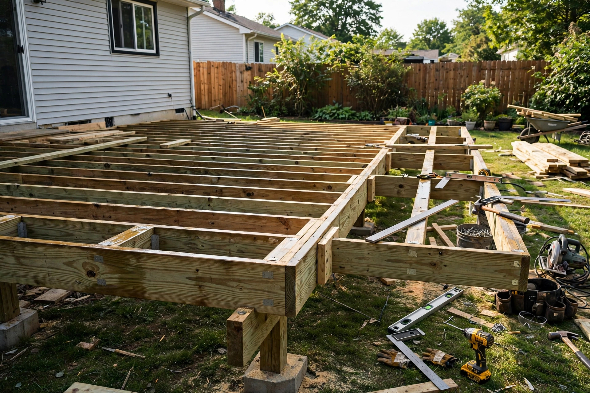 Rot Resistant Deck Framing Materials for Long Lasting Residential Outdoor Construction Projects