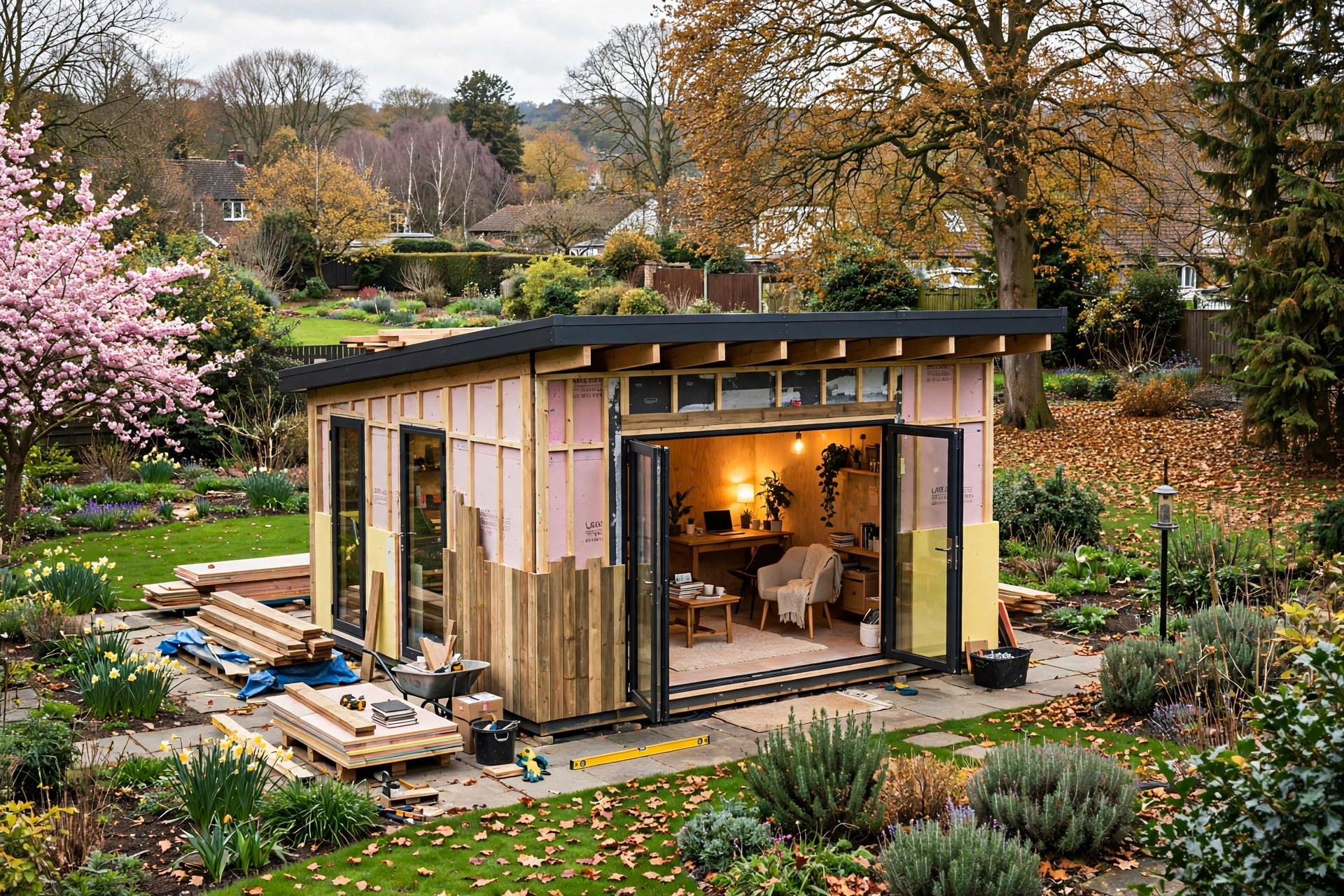 What Are the Best Materials for Insulating Residential Garden Offices Throughout the Year