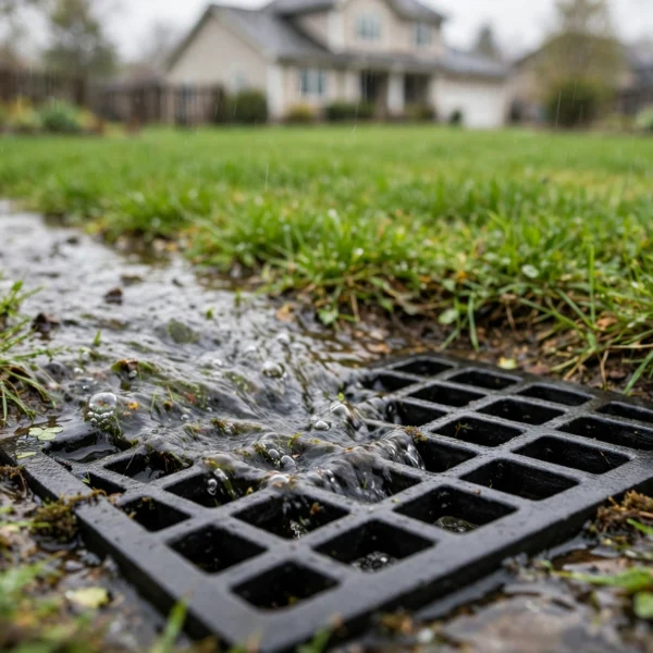 Catch Basin Placement Strategies That Help Collect Surface Runoff From Low Lying Residential Yard Areas